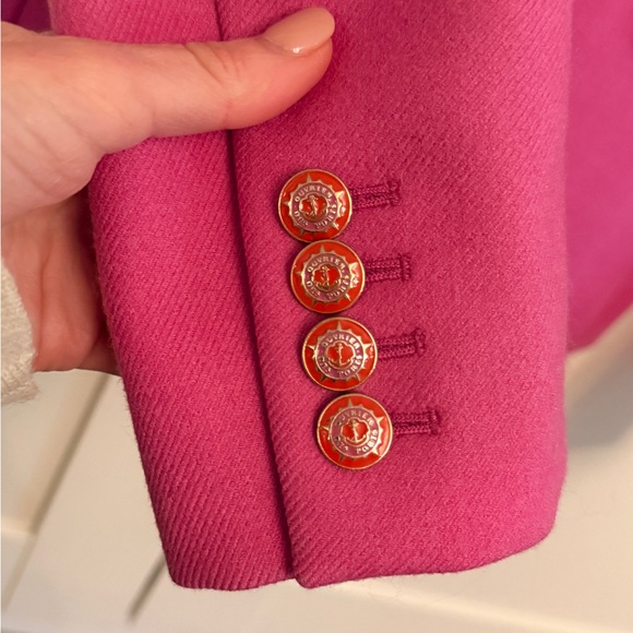 J. Crew Pink Wool Women's Blazer - Picture 3 of 8